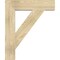 Ekena Millwork Traditional Block Rough Sawn Bracket, Douglas Fir, 6"W x 30"D x 36"H BKT06X30X36TRA05RDF - alternate 3